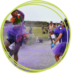 Rainbow Run Cornwall 2025 at RAF St Mawgan